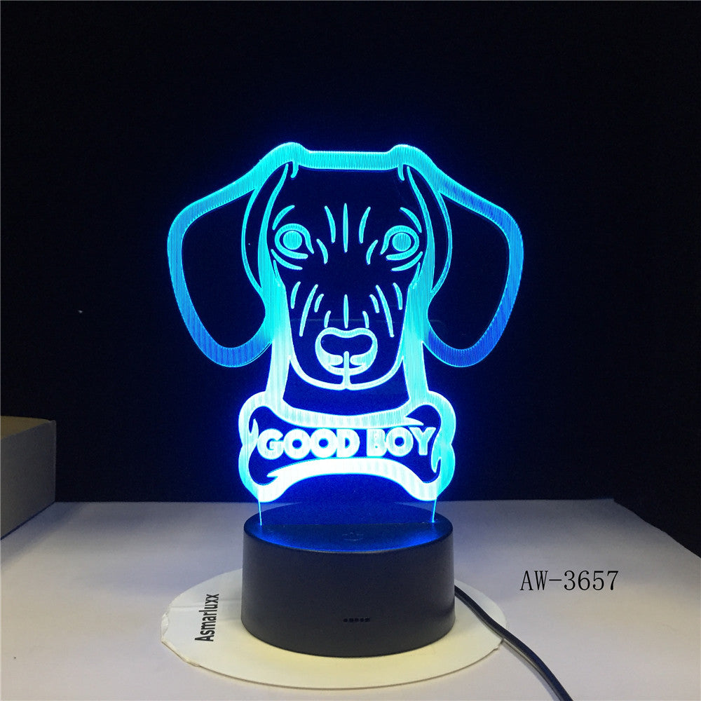Colorful Gradient LED Table Lamp - Remote Control Touch Light