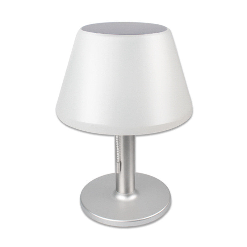 Stainless Steel Solar LED Table Lamp - Waterproof Outdoor Lighting