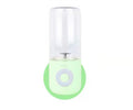 Mini USB rechargeable juicer cup with clear container and green base