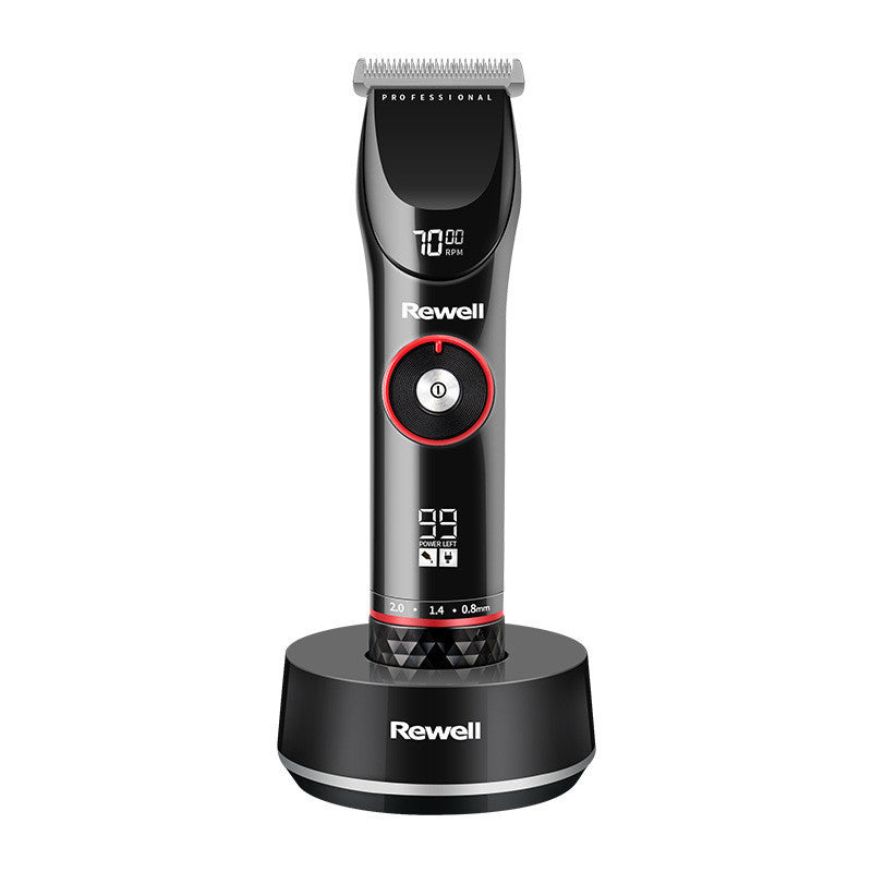 Factory Direct Sale Riwei Hairdresser Electric Push Scissors Household Electric Shaver Rechargeable Push Professional Hair Salon