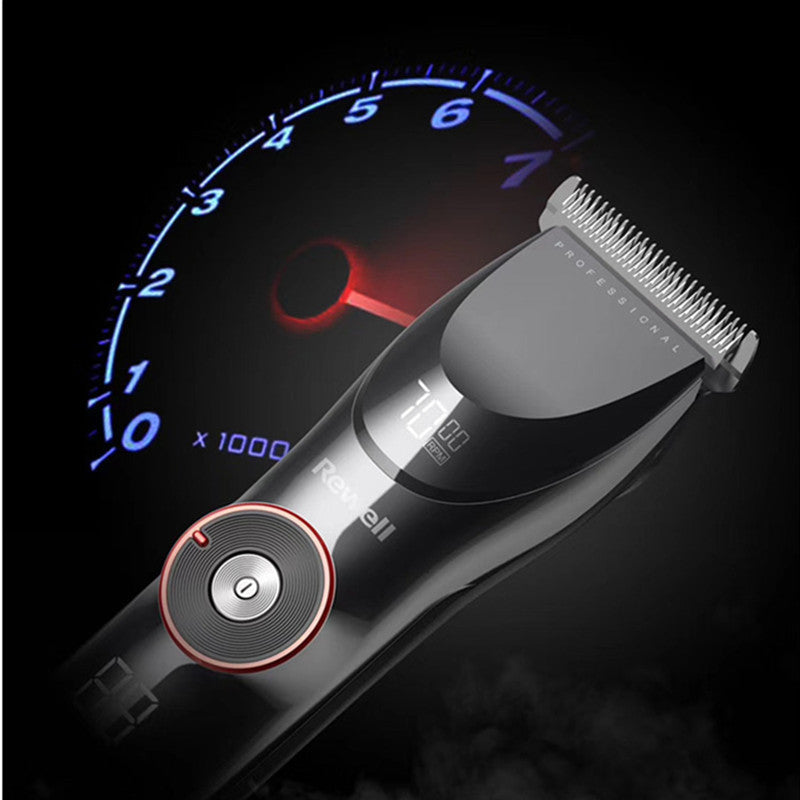 Factory Direct Sale Riwei Hairdresser Electric Push Scissors Household Electric Shaver Rechargeable Push Professional Hair Salon
