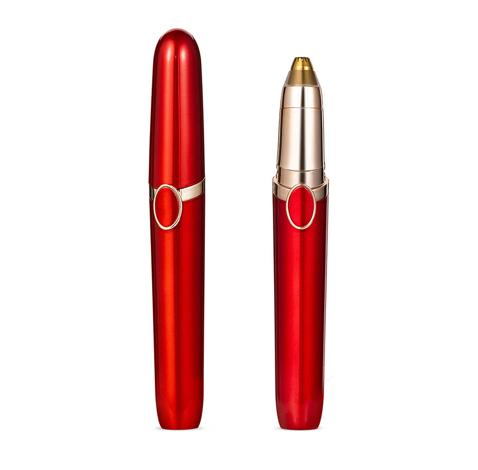 Second Generation Multifunction Eyebrow Trimmer White Black Red Compact USB Rechargeable Facial Grooming Tool