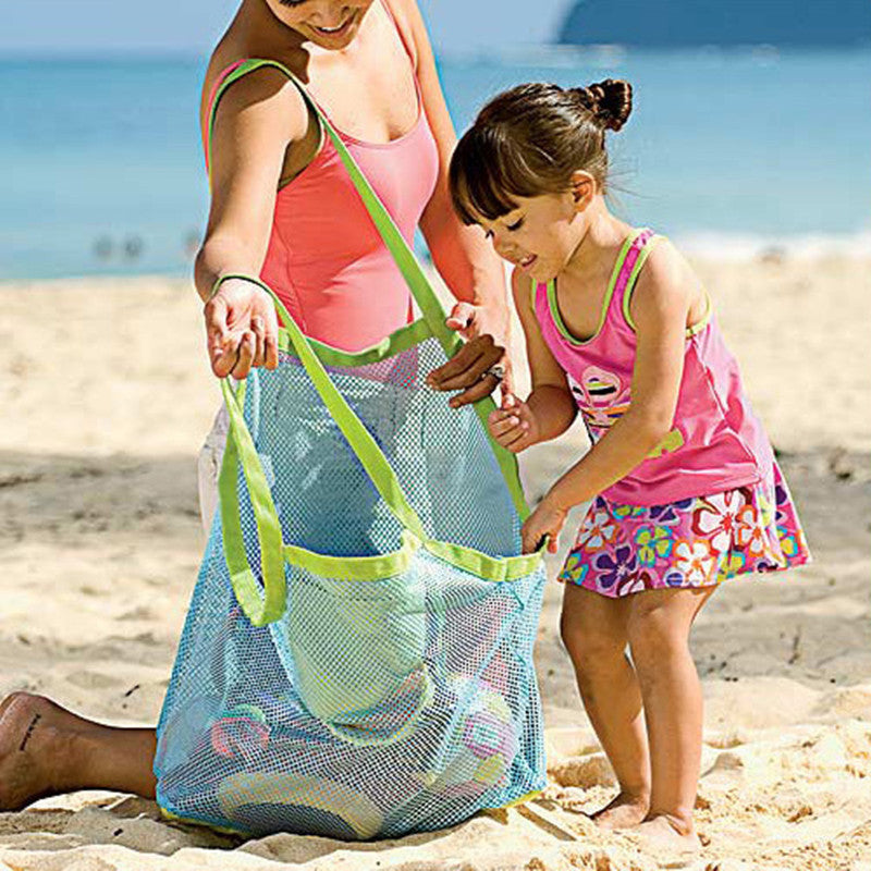Children's Beach Bag - Large Cube Storage for Beach Toys