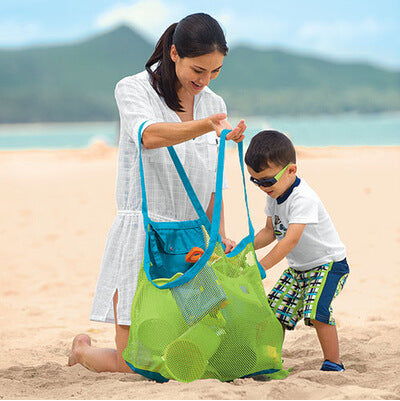 Children's Beach Bag - Large Cube Storage for Beach Toys