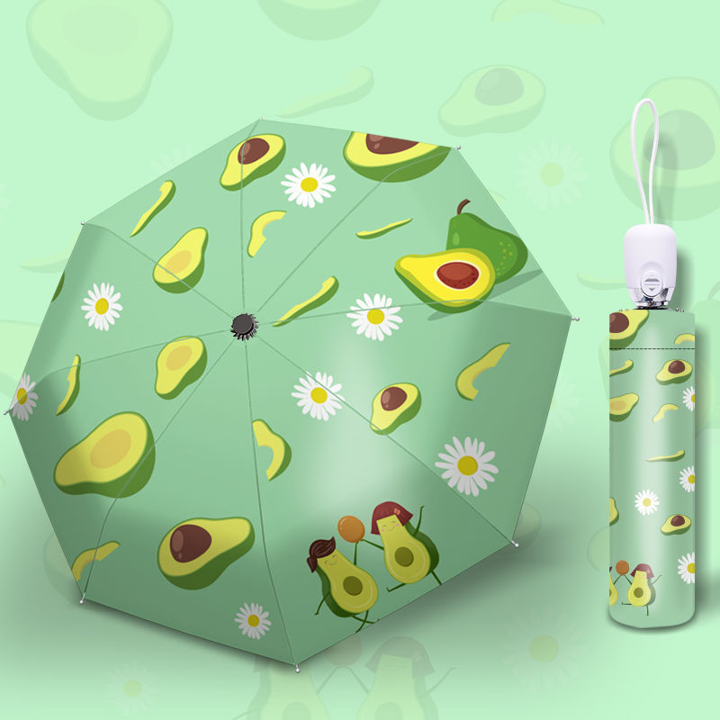 Sun Umbrella Umbrella Dual-Use Cute Lightweight Automatic Folding Umbrella