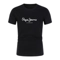 Unisex short sleeve T-shirt, black, Pepe Jeans London logo print