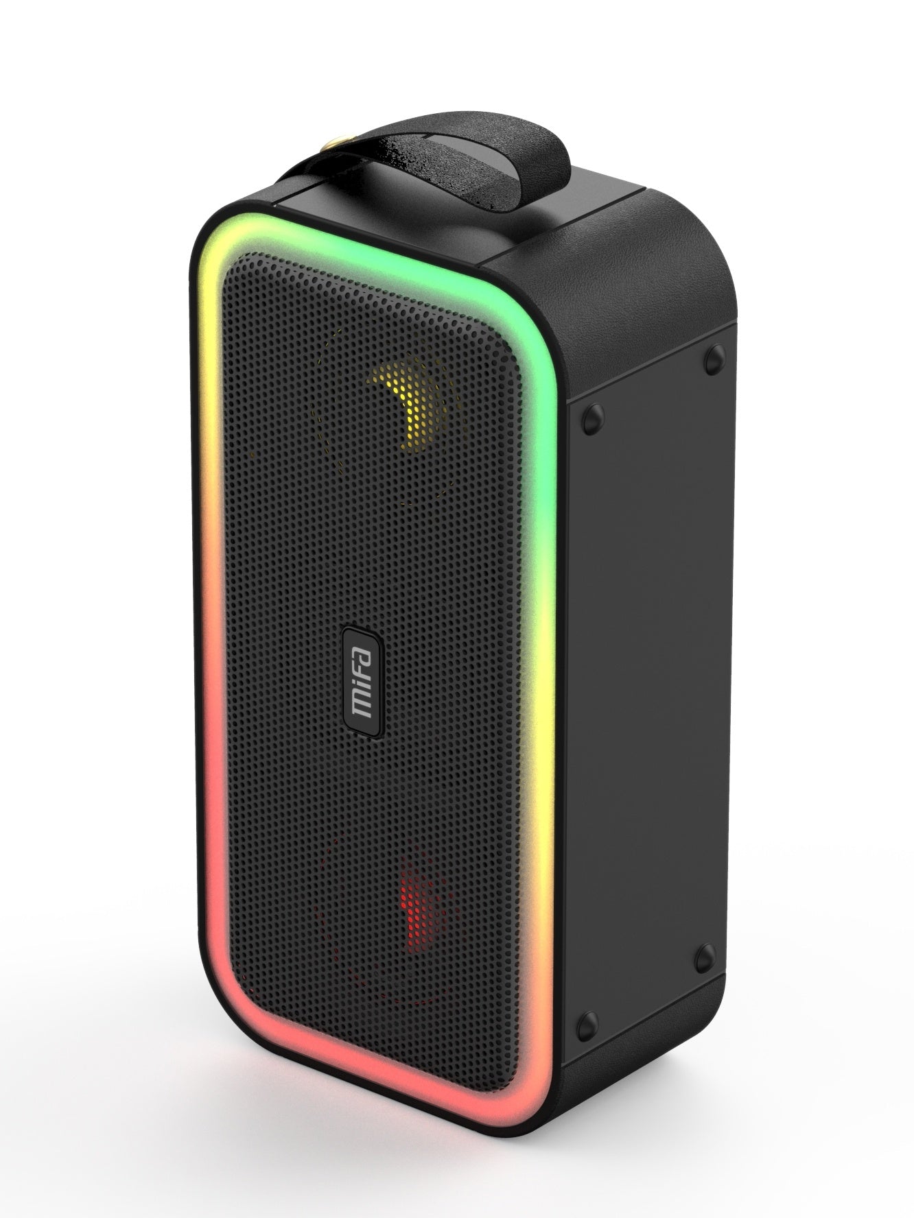 Mifa F60 Bluetooth Speaker With Colored Lights Dual Speakers Ultra Large Volume Built In Battery Portable
