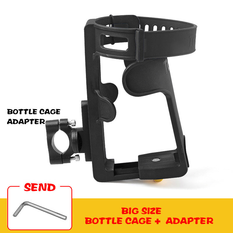Motorcycle Increased Thickened Water Cup Holder Adjustable Bottle Holder