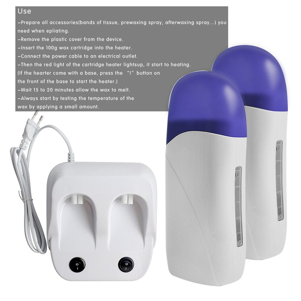 Professional Double Wax Warmer Hair Removal Machine - 110V-240V
