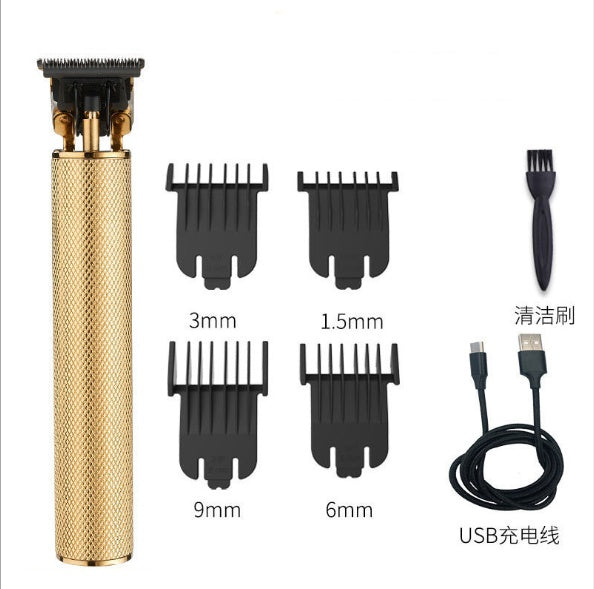 Hair salon special lettering zero pitch electric hair clipper