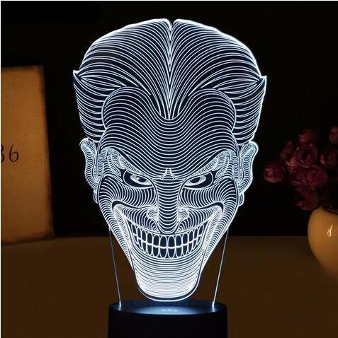 USB Color Changing 3D LED Lamp - Multi-Color Desk Light