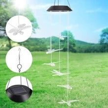Solar Wind Chime Light - LED Garden Decoration with Musical Chimes
