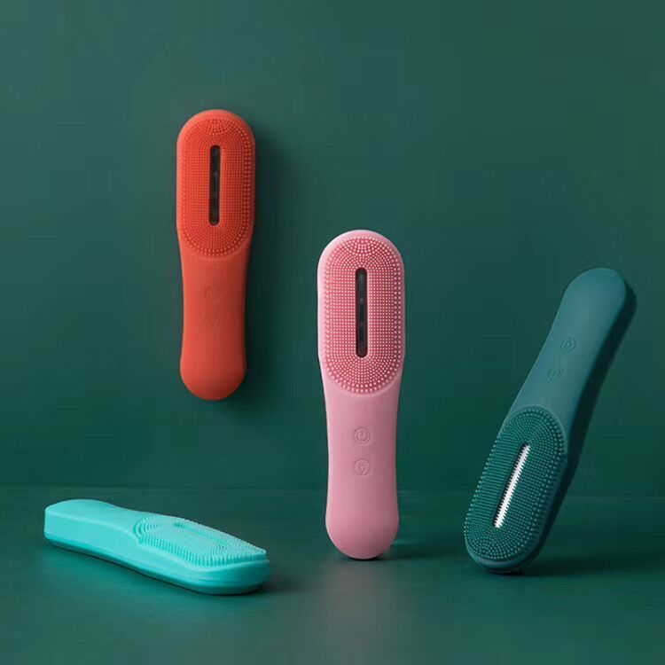 Ultrasonic Facial Cleanser with Red Light Therapy