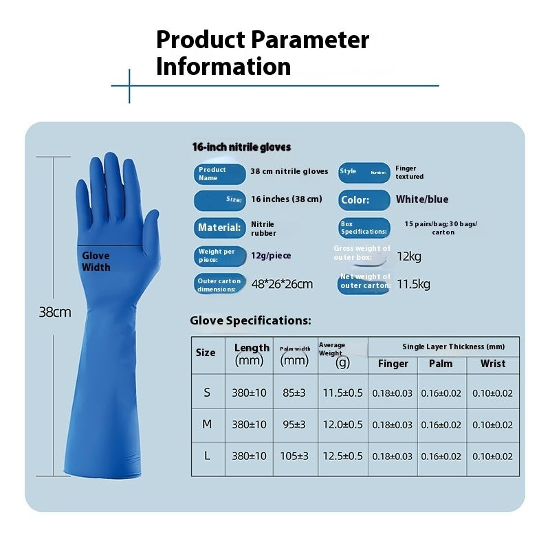 Nitrile Gloves Thousand-grade Purification Workshop Disposable