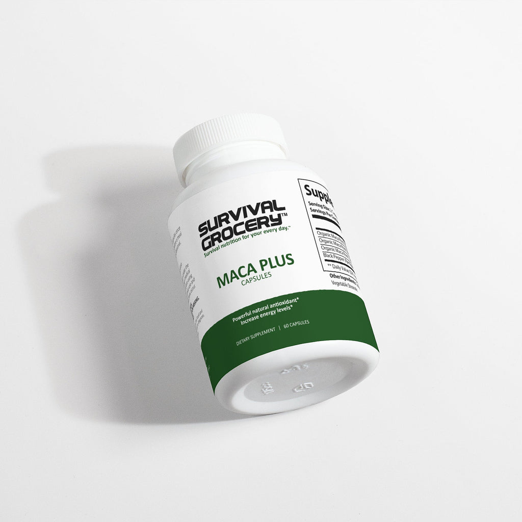 Maca Plus – Triple Organic Maca Root Supplement | 1500mg | 60 Caps