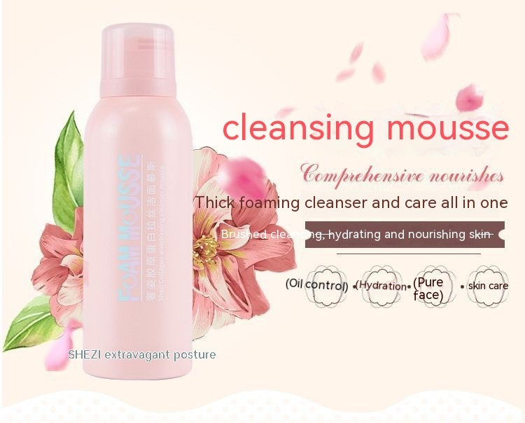 Collagen Bubble Mousse Facial Cleanser - Deep Cleansing Foam