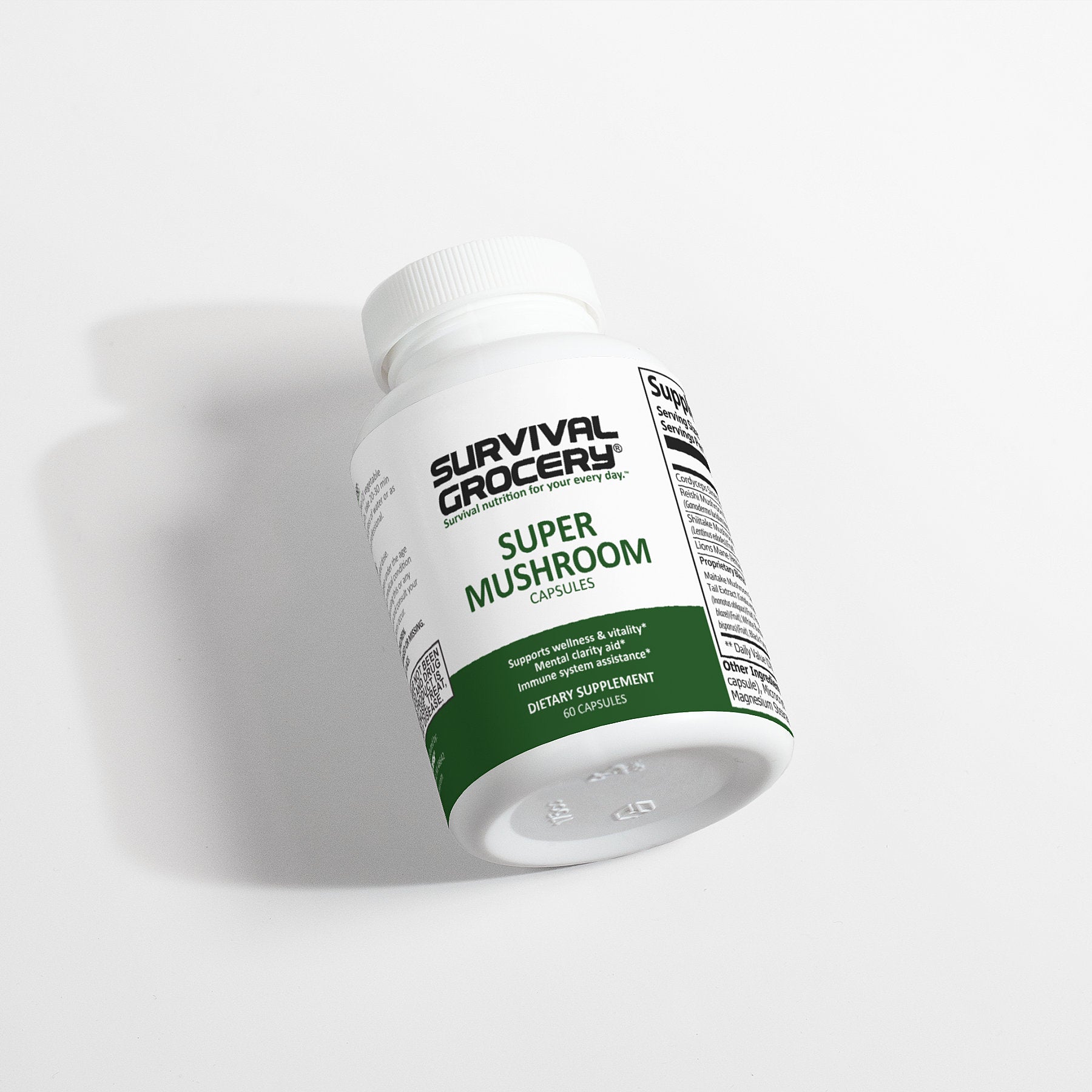 Super Mushroom Capsules – 10-Mushroom Adaptogen Blend | 60 Caps