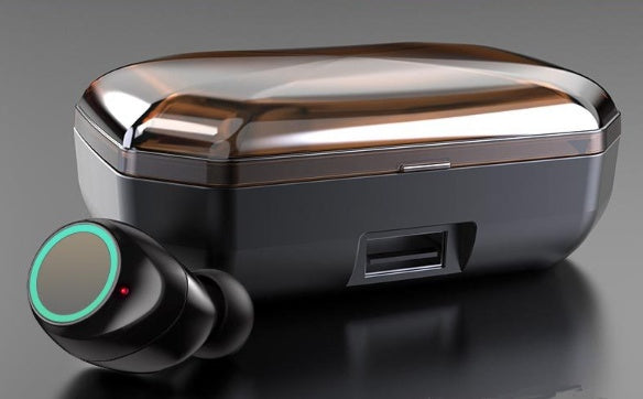 V11 Bluetooth Earphone With Digital Display And Touch 5.0 Black 4000mAh Battery Case With A2DP AVRCP HFP HSP SPP PBAP