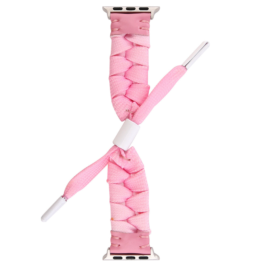 Watch With Nylon Leather Accessory Woven Polyester