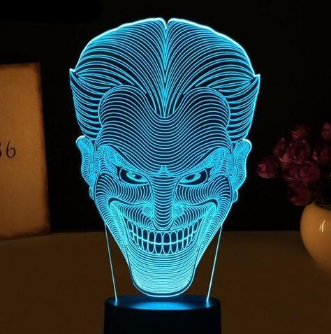 USB Color Changing 3D LED Lamp - Multi-Color Desk Light