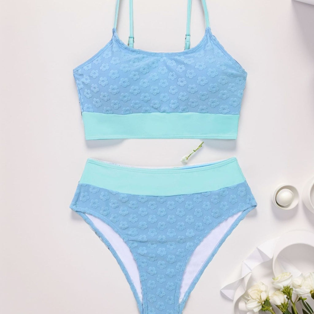 New Color Matching Bikini Swimsuit Swimwear Women