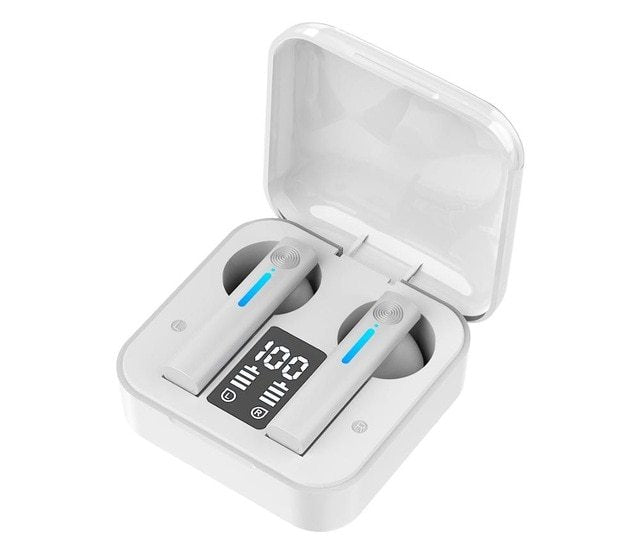 Blue Ling T13 Bluetooth 5.0 Earphone With NFC Battery Display Voice Control Multi Point Connection For Music And Calls
