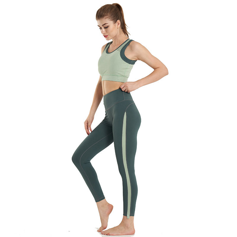 Noble Workout Clothes And Yoga Suits Nylon And Combed Cotton Blend With Cotton Lining