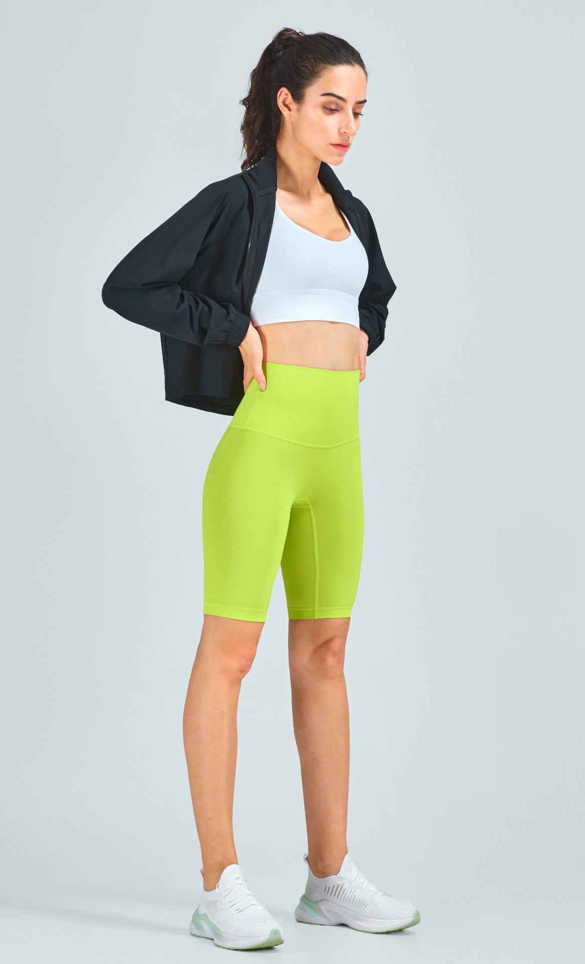 Loose Fit Casual Workout Jacket Long Sleeve Breathable Outerwear For All Seasons Nylon Lining