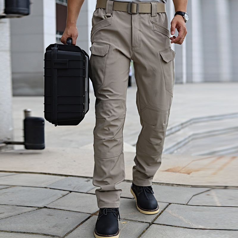Men's Camouflage Outdoor Stretch Wear-resistant Loose Trousers