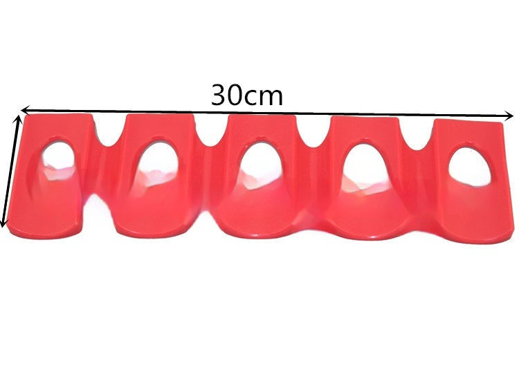 Red Silicone Can Mat Anti Rolling Mat For Wine And Water Bottles Non Toxic Heat Resistant 40C To 230C