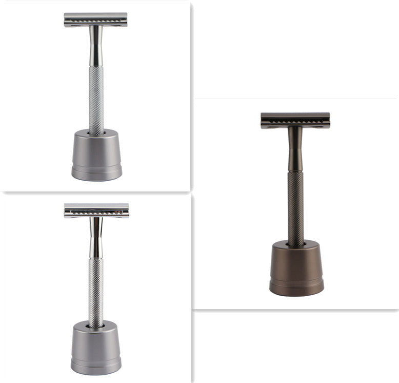 Classic manual shaver safe old fashioned