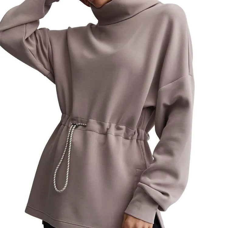 Winter Slimming Long Sleeve Workout Top For Women Pullover Athletic Thermal Shirt