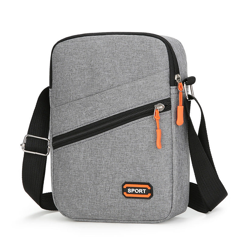 Ultra Light Crossbody Commuter Bag For Leisure Travel In Oxford Cloth Urban Simplicity With Silver Gray Black Navy