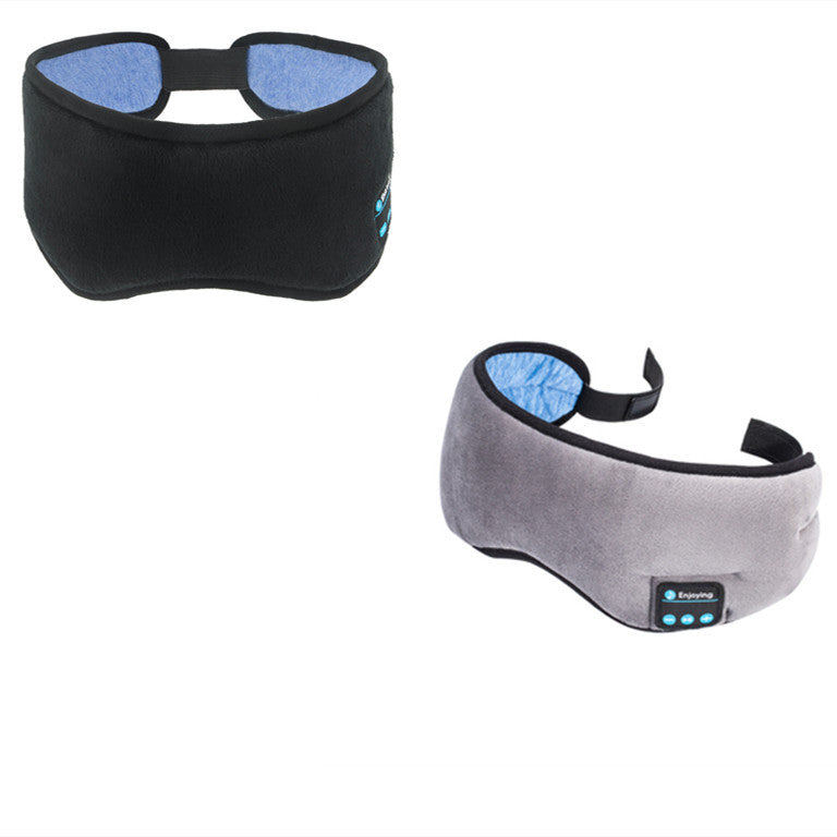 Bluetooth Headphone With Five Point Zero Version For Music Playback And Calls Sleep Aid Breathable Comfort Goggles