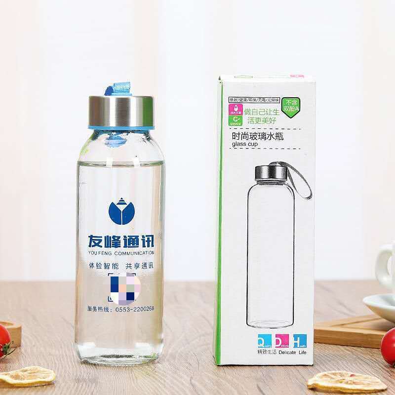 Creative 300ml Glass Water Cup Transparent Tumbler
