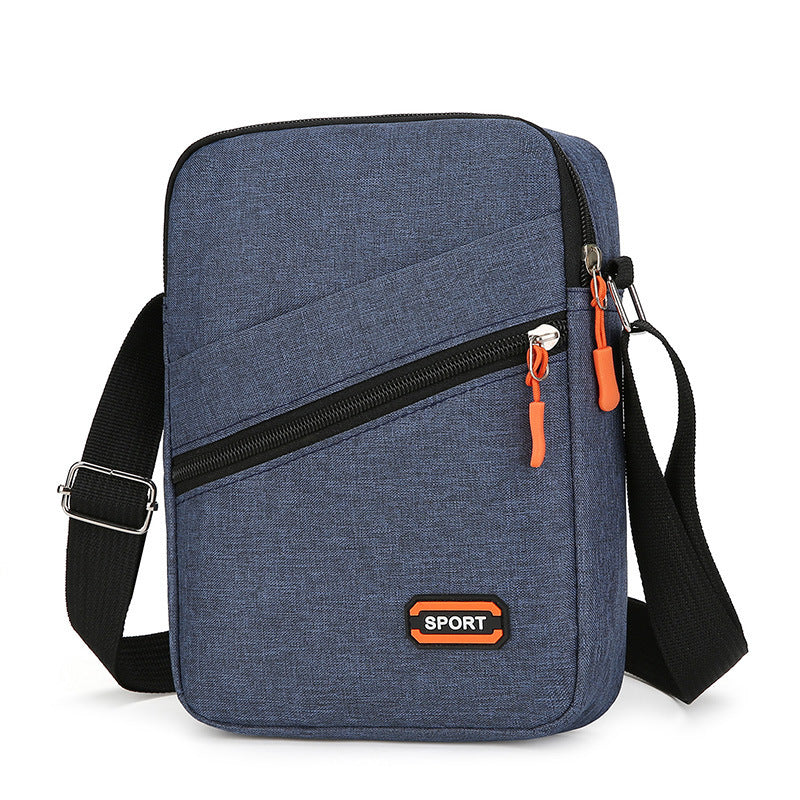 Ultra Light Crossbody Commuter Bag For Leisure Travel In Oxford Cloth Urban Simplicity With Silver Gray Black Navy