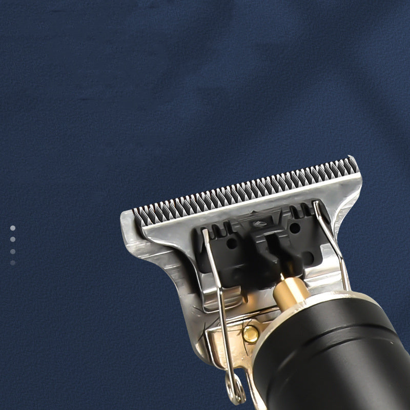 Factory Direct Sales Household Hair Clipper Multi-function Electric Clipper Electric USB Rechargeable Portable Metal Optical Head Push