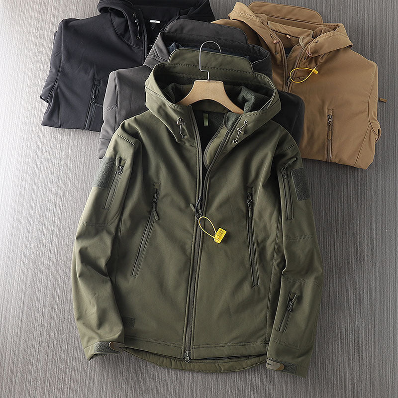 Fashion Waterproof Shell Jacket Men's Coat