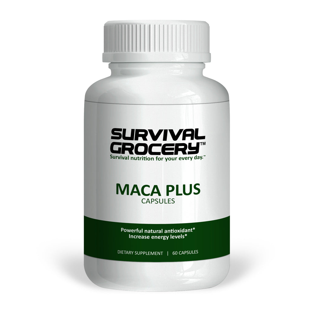 Maca Plus – Triple Organic Maca Root Supplement | 1500mg | 60 Caps