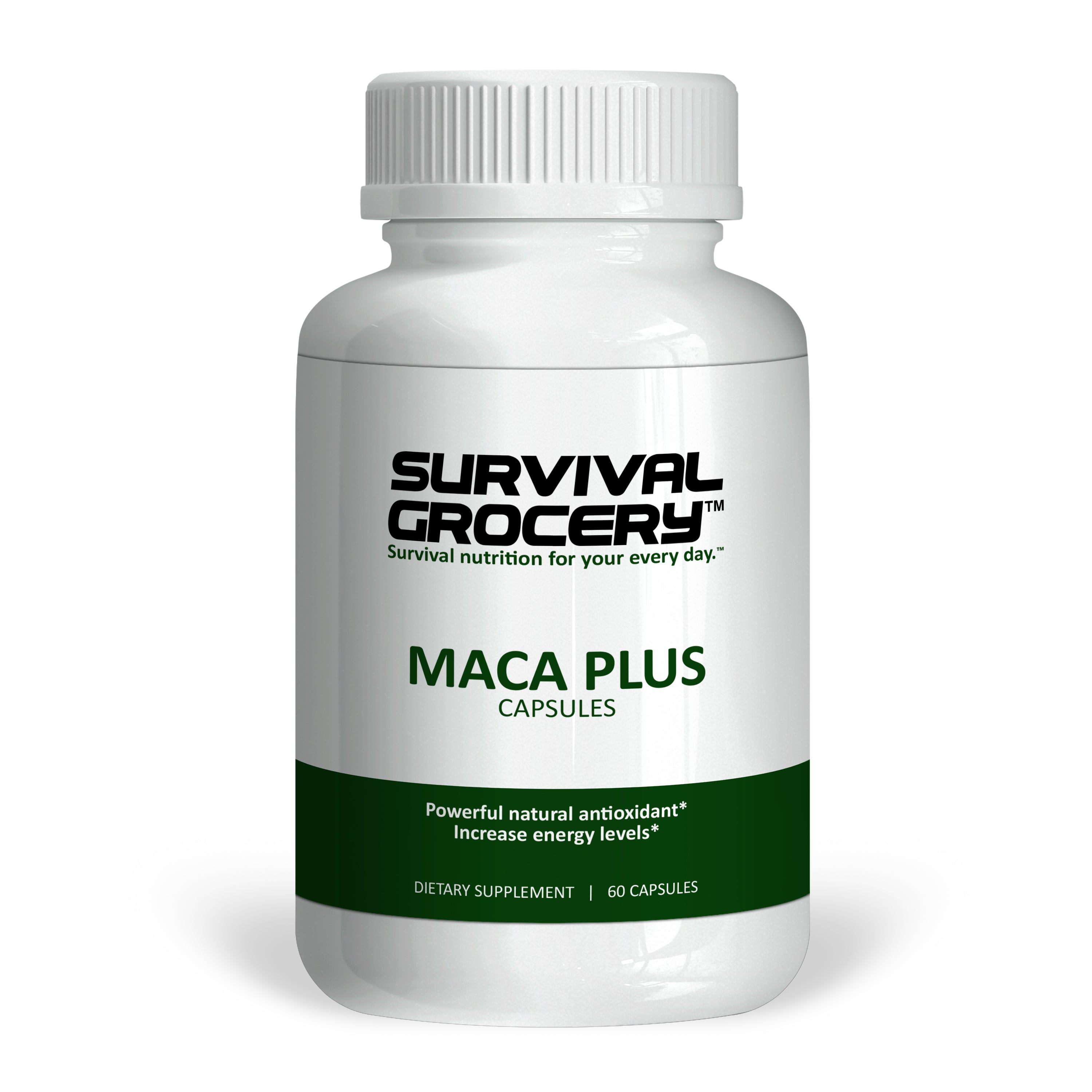 Maca Plus – Triple Organic Maca Root Supplement | 1500mg | 60 Caps