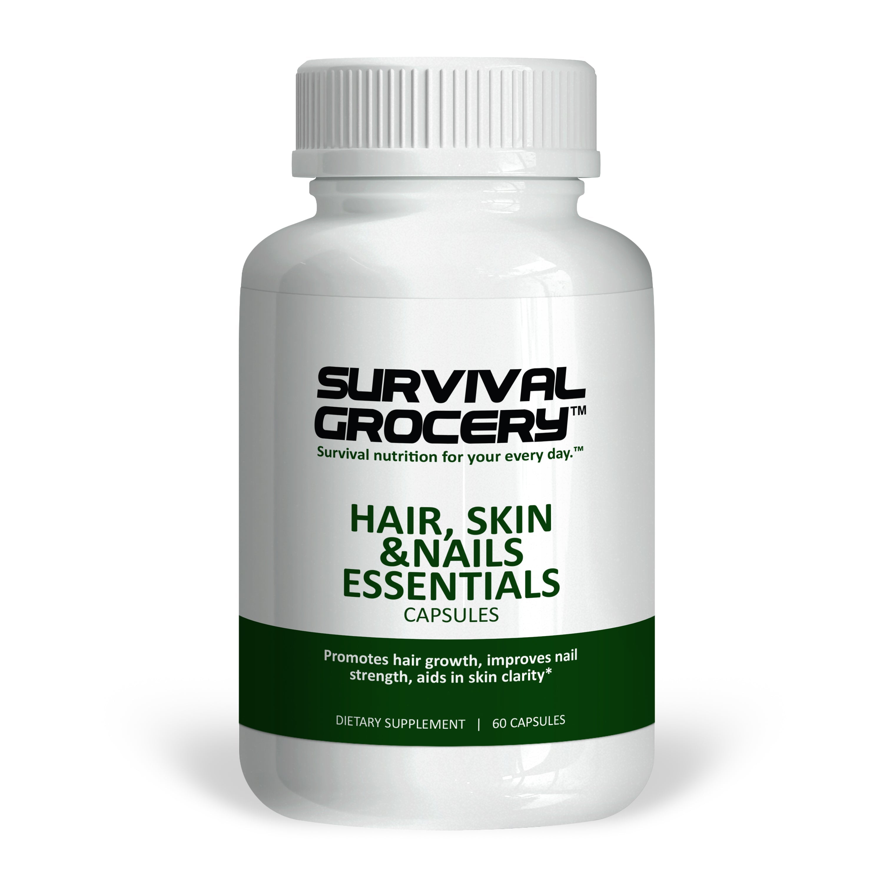 Hair, Skin & Nails Essentials Supplement – 60 Capsules