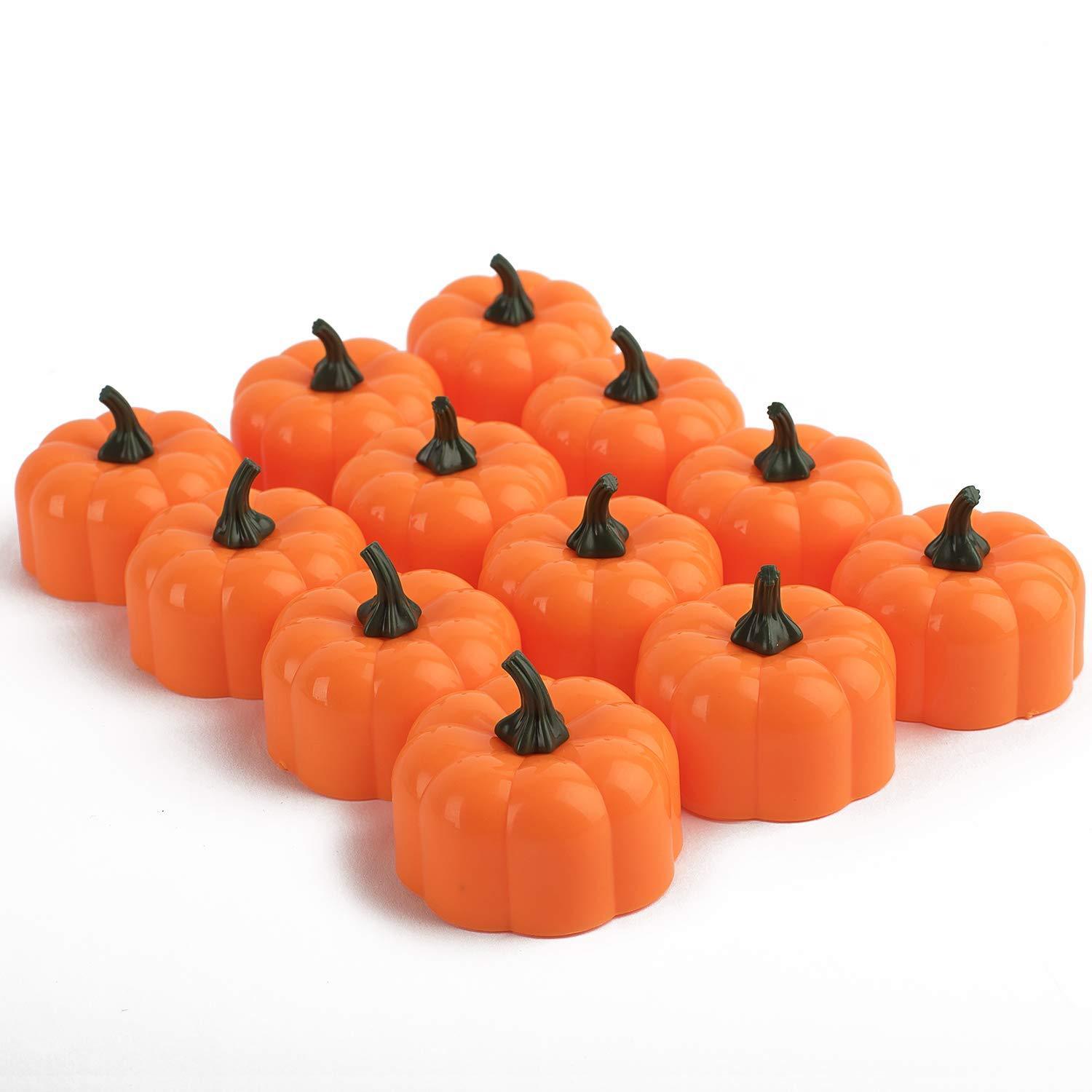 LED Pumpkin Light Christmas Day Decoration LED Electronic Luminous Candle Light