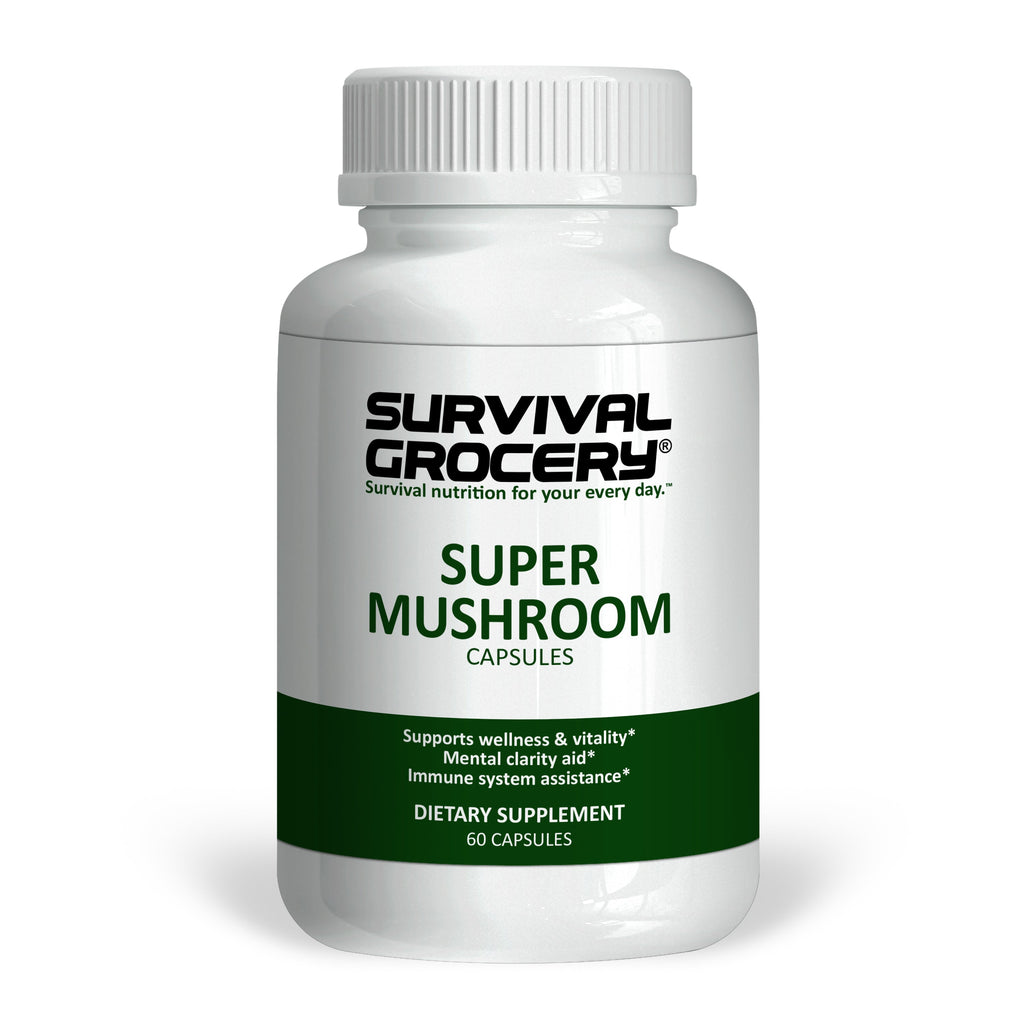 Super Mushroom Capsules – 10-Mushroom Adaptogen Blend | 60 Caps