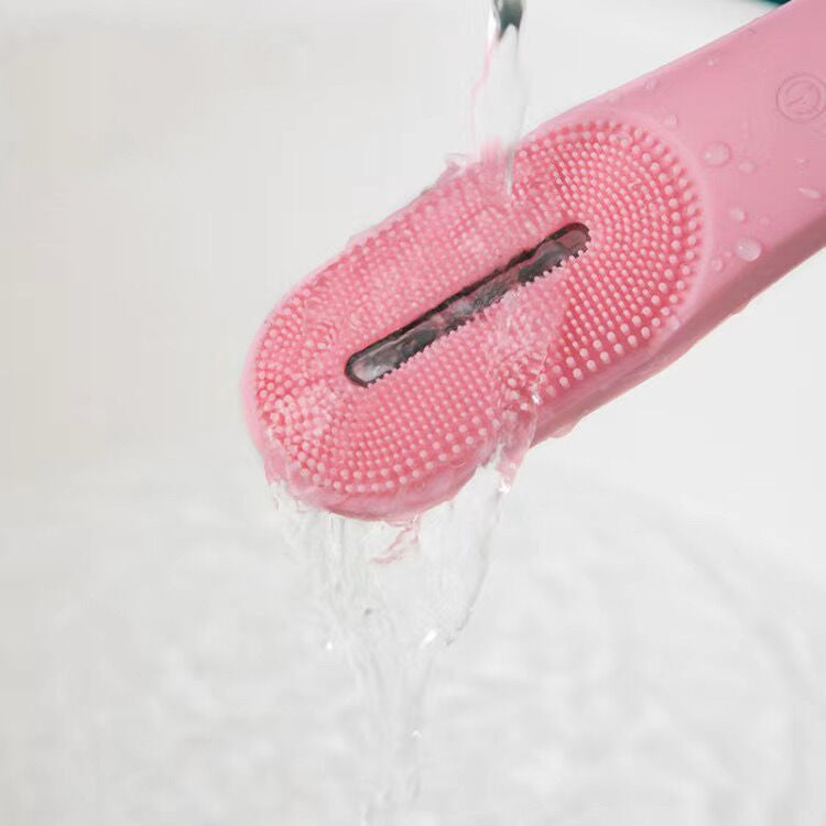 Ultrasonic Facial Cleanser with Red Light Therapy