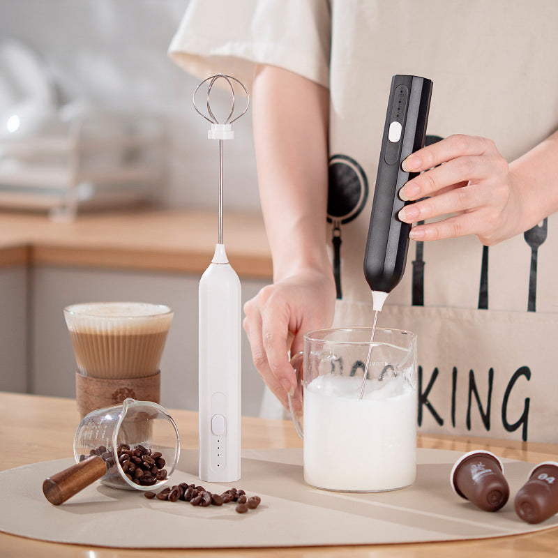 Cross-border Blender Handheld Electric Whisk USB Rechargeable Baking Coffee Milk Frother