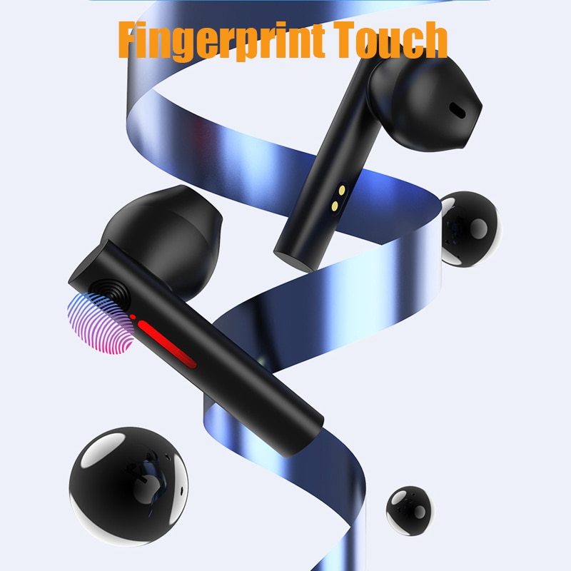 Blue Ling T13 Bluetooth 5.0 Earphone With NFC Battery Display Voice Control Multi Point Connection For Music And Calls