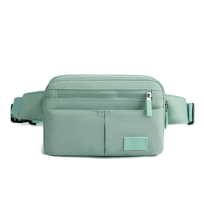 Unisex Nylon Waist Bag Multi Purpose Large Capacity For Men And Women Available In 8 Color Options