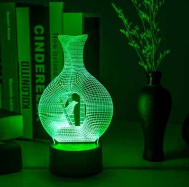 Creative 3D Night Light LED Lamp - Touch Control Illusion Light