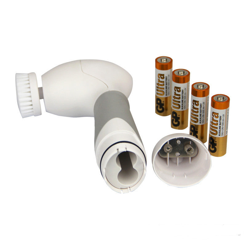 Ultrasonic Electric Facial Cleanser - Waterproof 2-Speed Rotating Brush