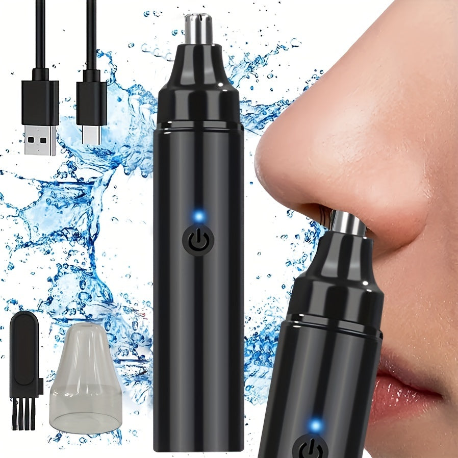 USB Rechargeable Nose Hair and Facial Trimmer-1